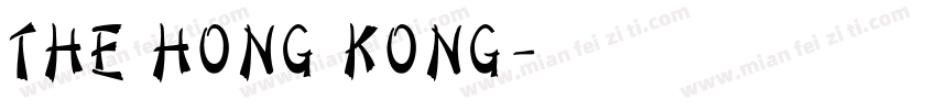 THE HONG KONG字体转换